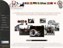 Tablet Screenshot of pariscaleches.com